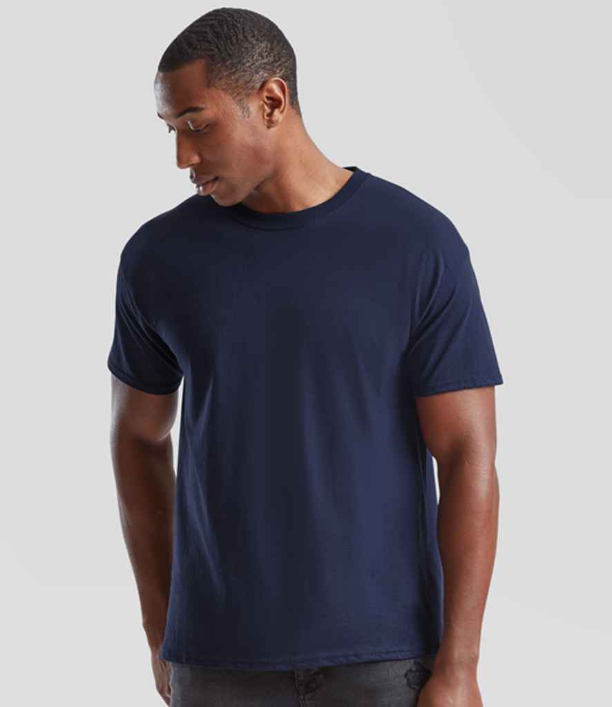 Fruit Of The Loom T-Shirt 'Original T' – 100% Baumwolle, Rundhals, In Lila, Größe L