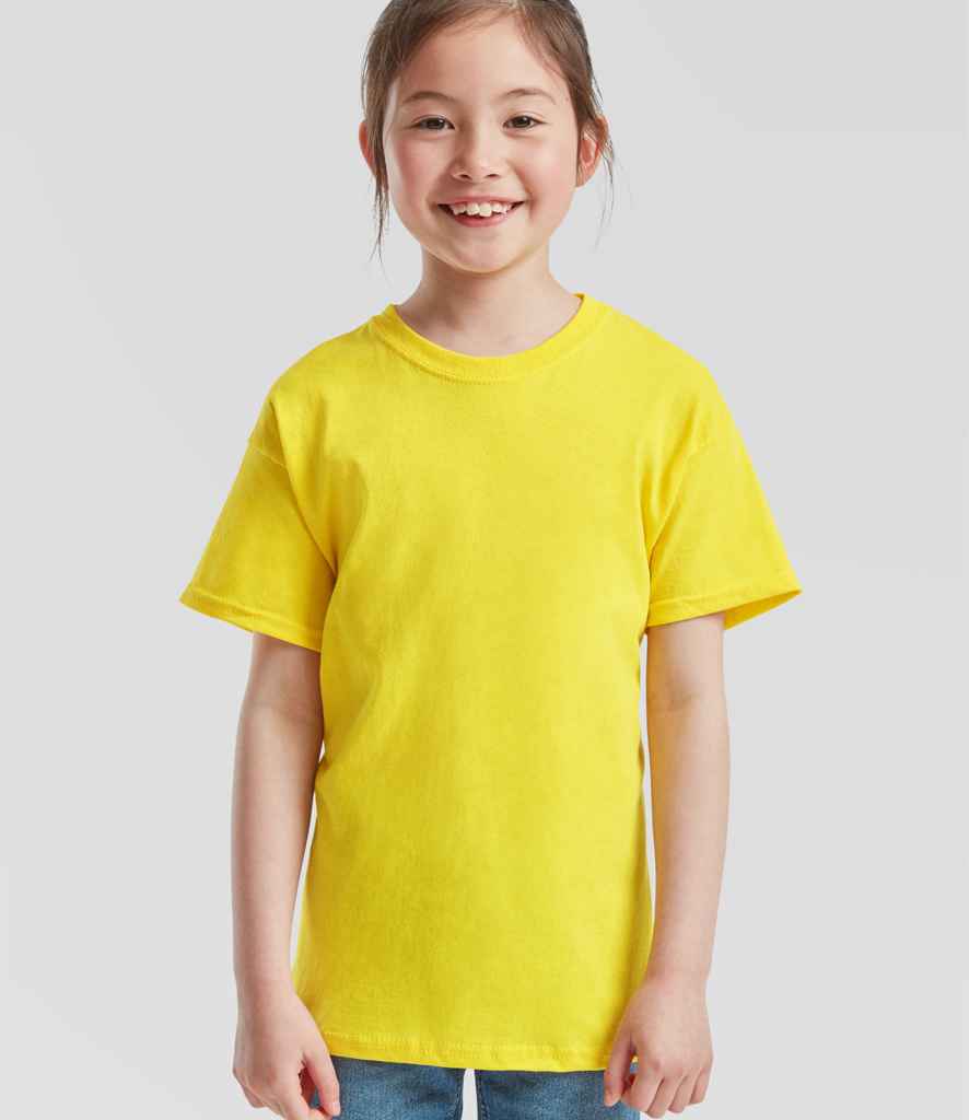 Fruit Of The Loom Kinder T-Shirt Unisex - Baumwolle Basic Shirt In Verschiedenen Farben