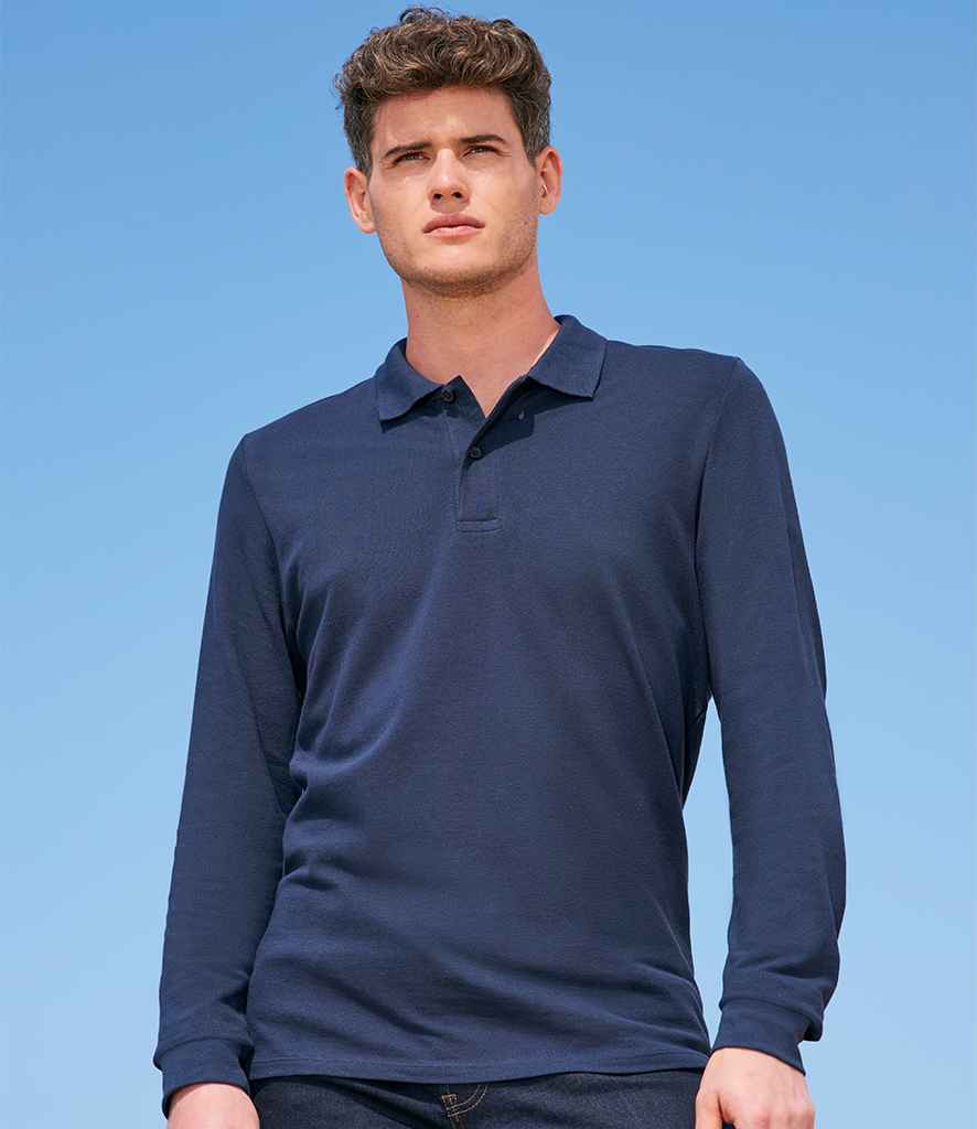 SOL'S Perfect Long Sleeve Piqué Polo Shirt - Exeter Prints