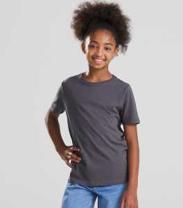 T-shirt Bob L'éponge Fruit Of The Loom – Gris – Garçon 9-10 Ans – Coton Bio