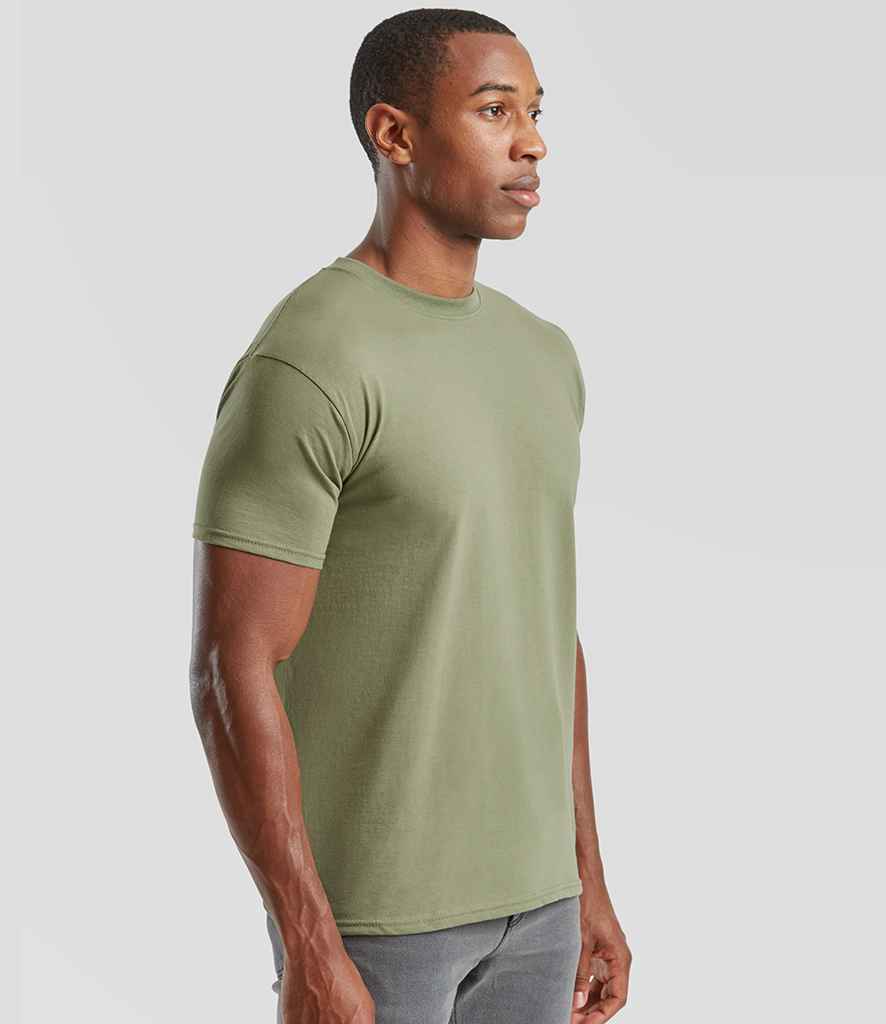 Tshirt ICONIC Homme (Noir) FRUIT OF THE LOOM