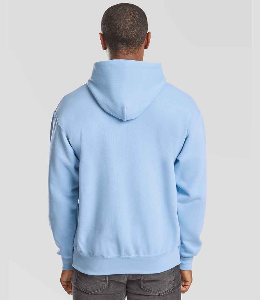 Comfy Purple Hoodie For Men - Fruit Of The Loom Classic Pullover
