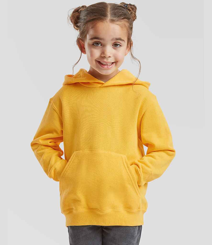 Fruit of The Loom Jongens Premium Hooded Sweat Kids Hoodie, wit, 9-11 Jaar