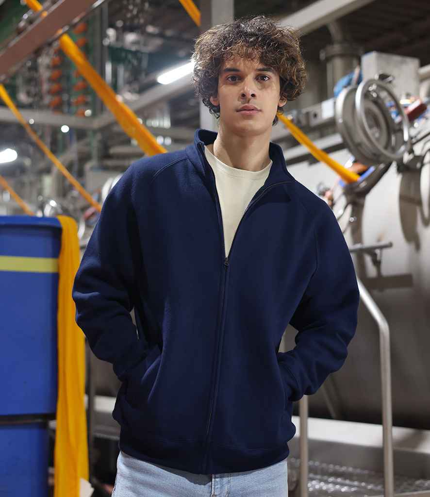 SS155 Fruit of the Loom Iconic Premium Sweat Jacket