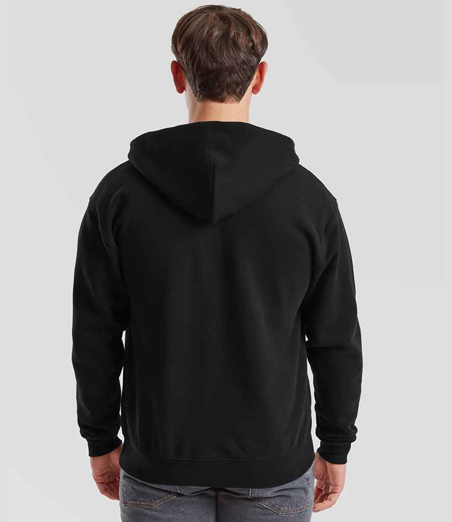 Fruit Of The Loom Men's Premium Hooded Sweatshirt – 70% Cotton, 30% Polyester, Size XL Black