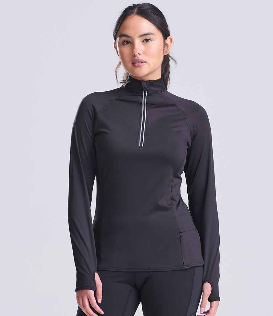 Ladies Cool-Flex™ Half Zip Top front view