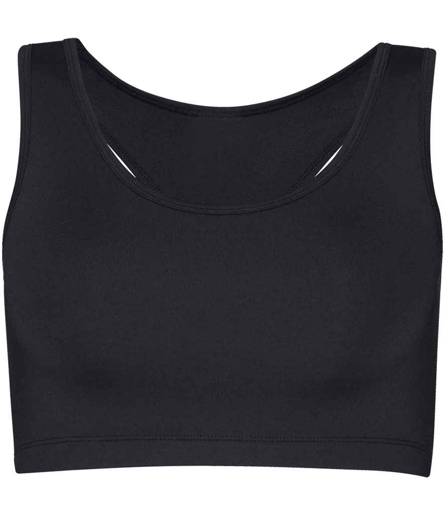Ladies Cool Sports Crop Top front view