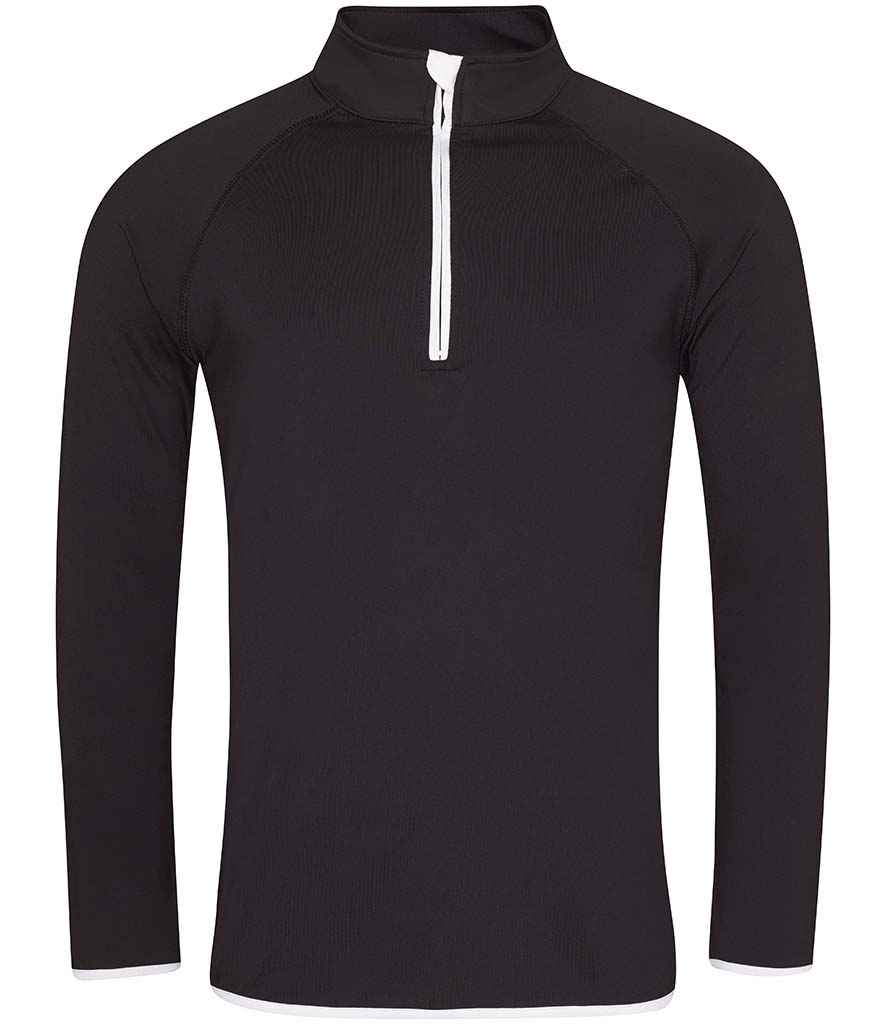 Cool Half Zip Sweat Top front view