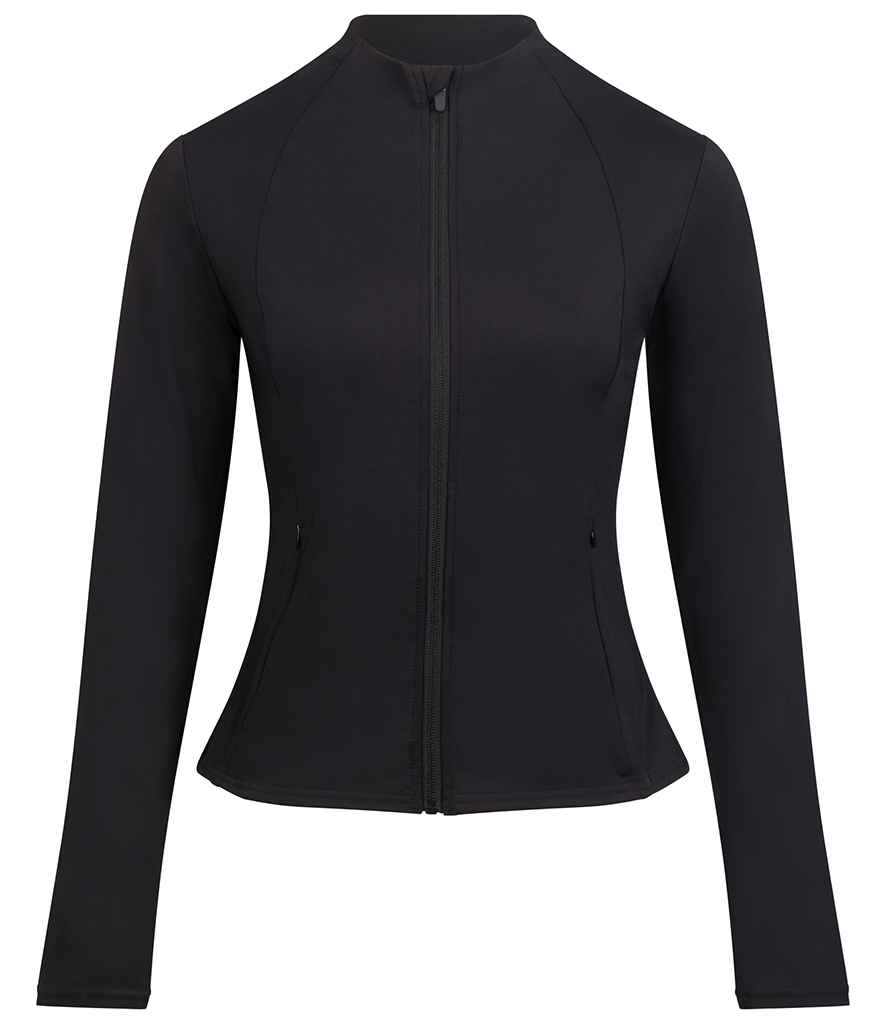 Ladies Cool Recycled Full Zip Jacket front view