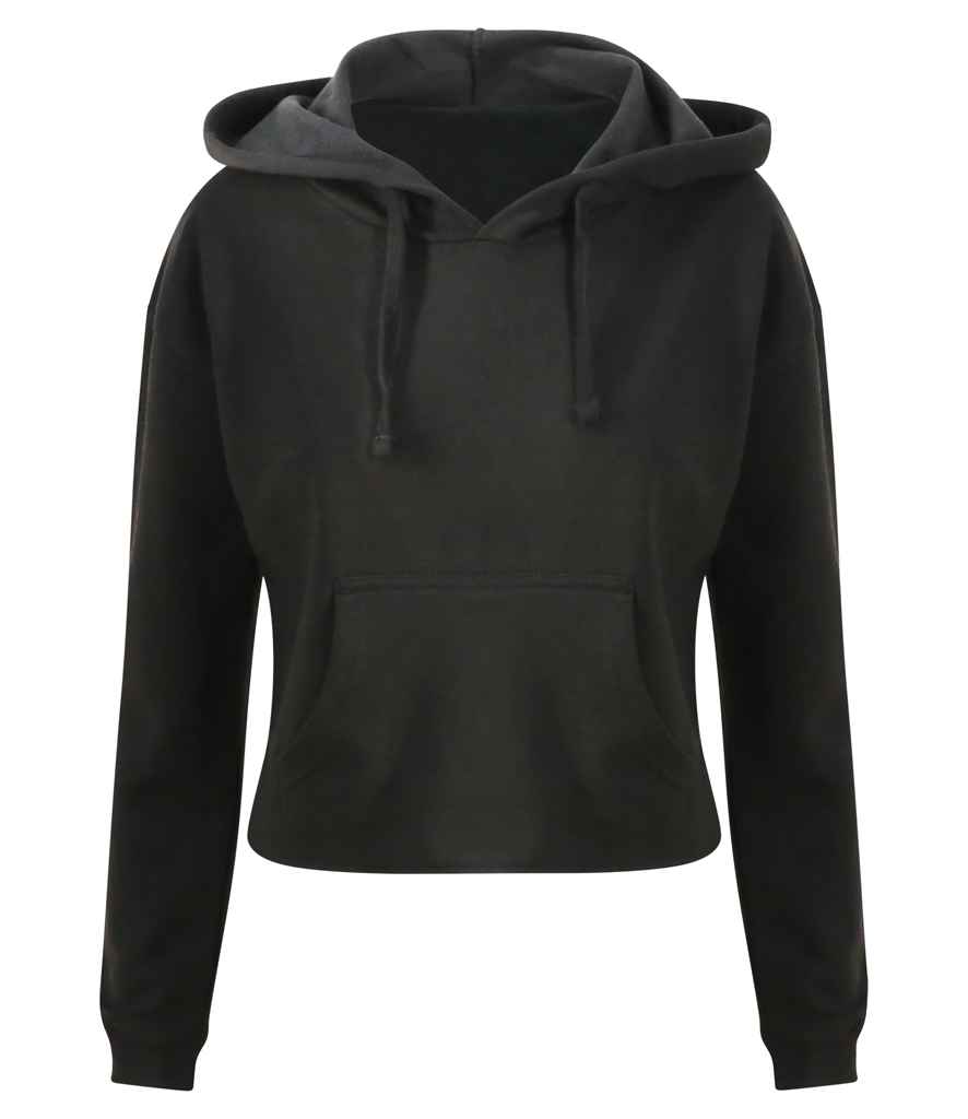 Ladies Cropped Hoodie front view
