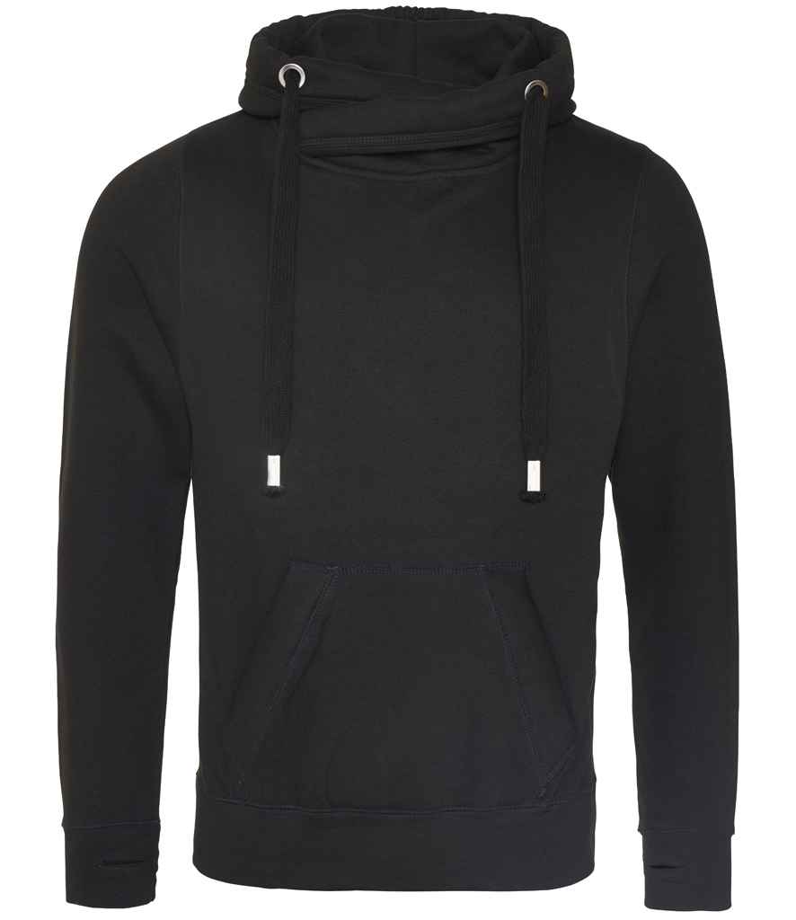 Cross Neck Hoodie front view
