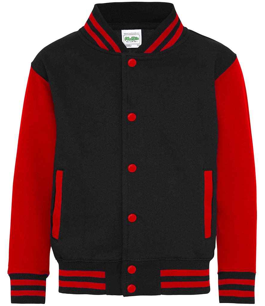 Kids Varsity Jacket front view