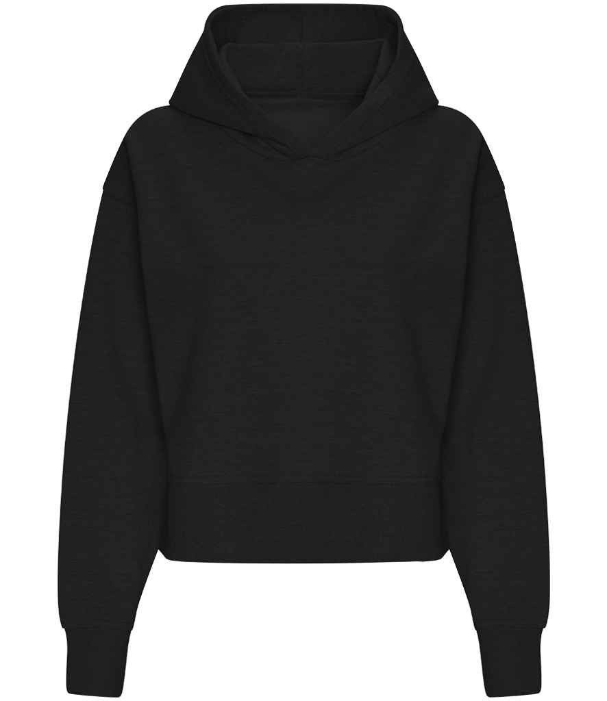 Ladies Relaxed Hoodie front view