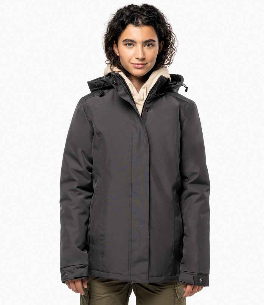 Ladies Parka Jacket front view