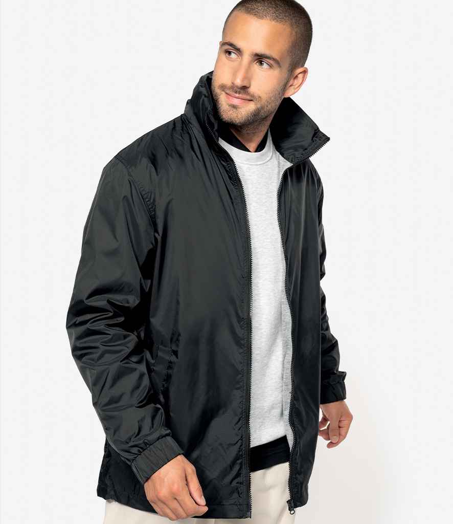 Lined Windbreaker Jacket front view