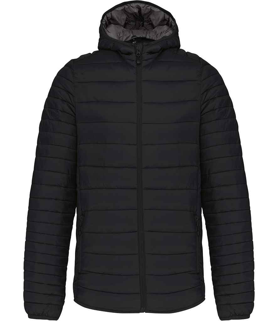 Lightweight Hooded Padded Jacket front view