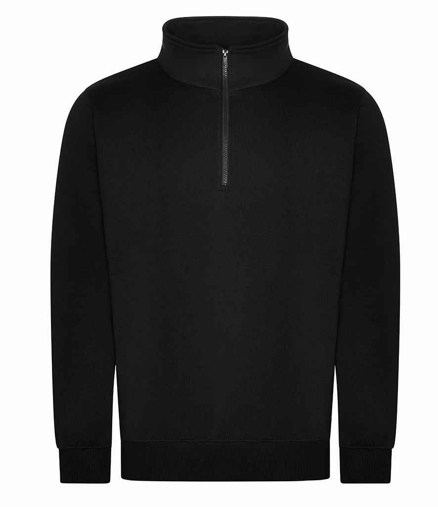 Pro 1/4 Neck Zip Sweatshirt front view