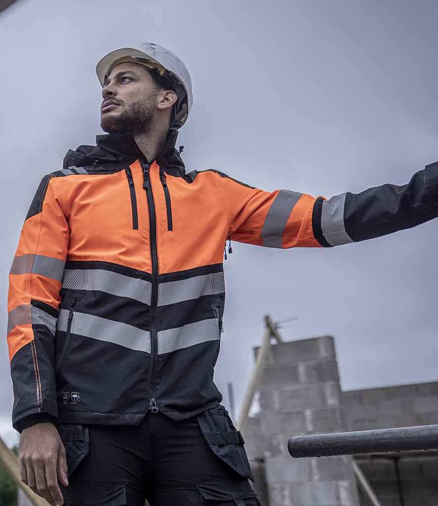 Regatta High Visibility X-Pro Waterproof Shell Jacket front view