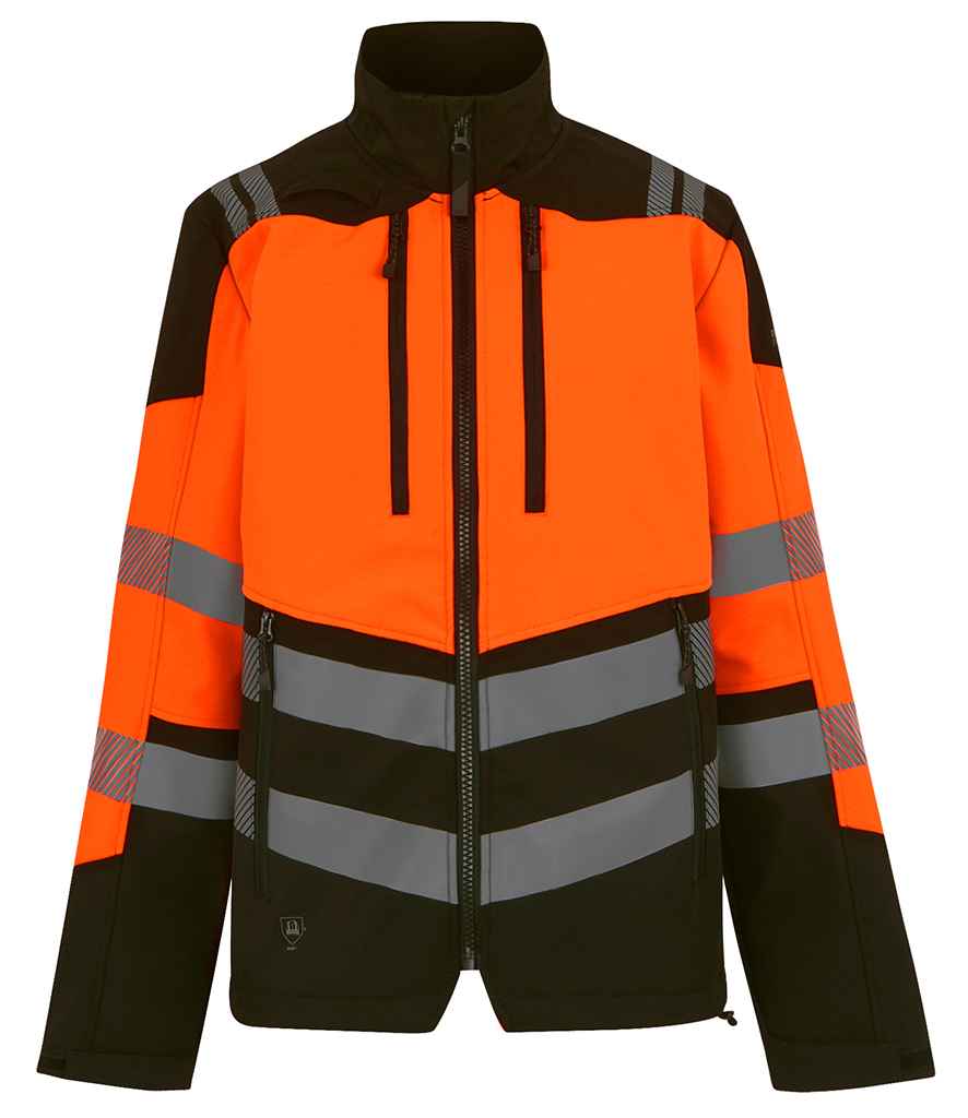 Regatta High Visibility X-Pro 3 Layer Soft Shell Jacket front view
