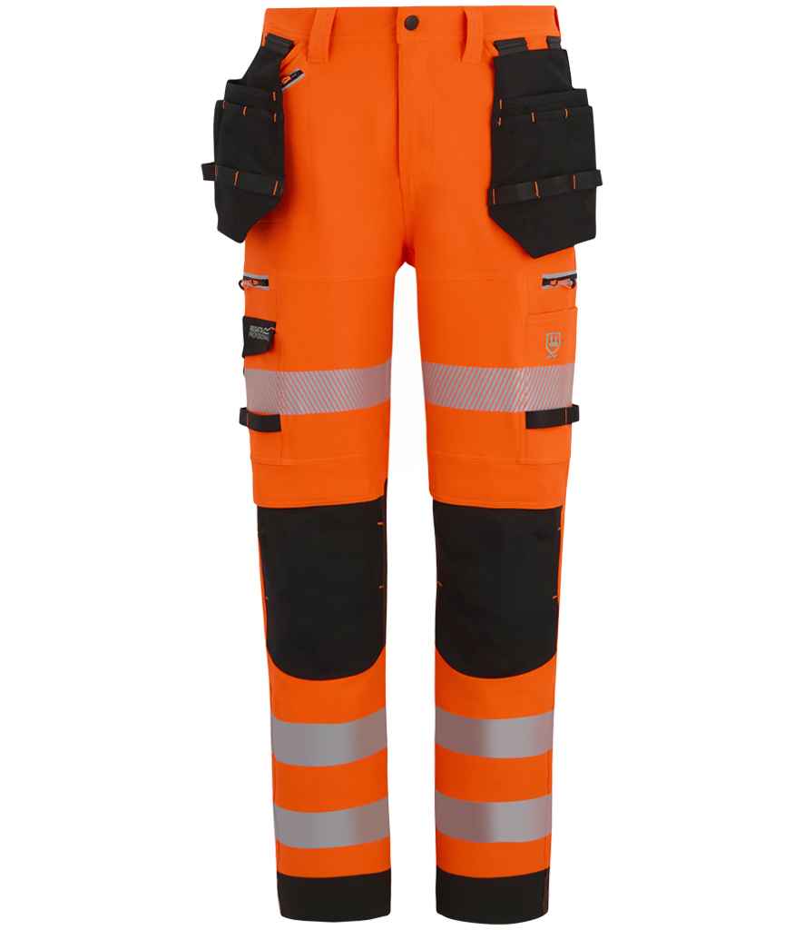 Regatta High Visibility Infiltrate Stretch Holster Trousers front view