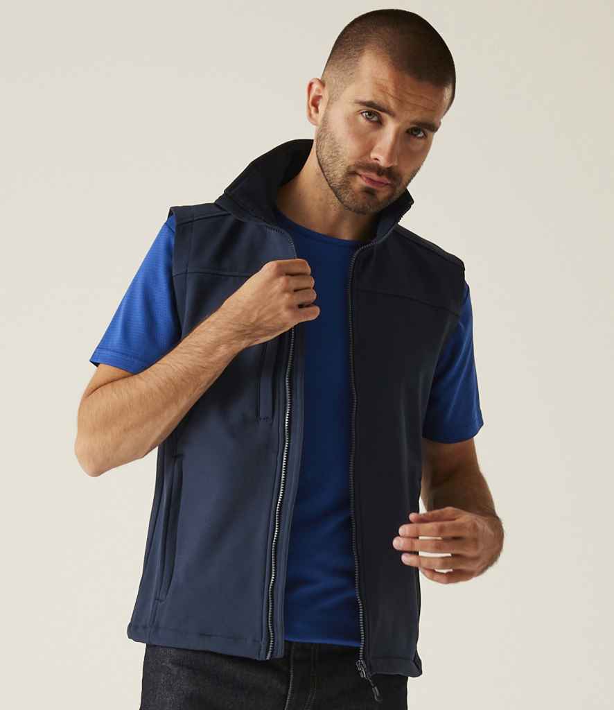 Regatta Flux Soft Shell riscaldatore corpo, donna, nero (nero