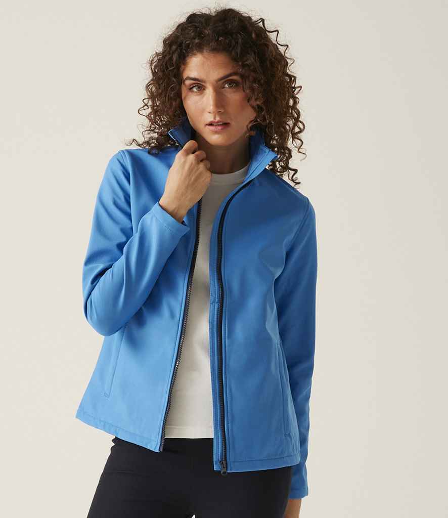 Regatta - Dames Ablaze Printable Softshell Jas (Roze/Zwart