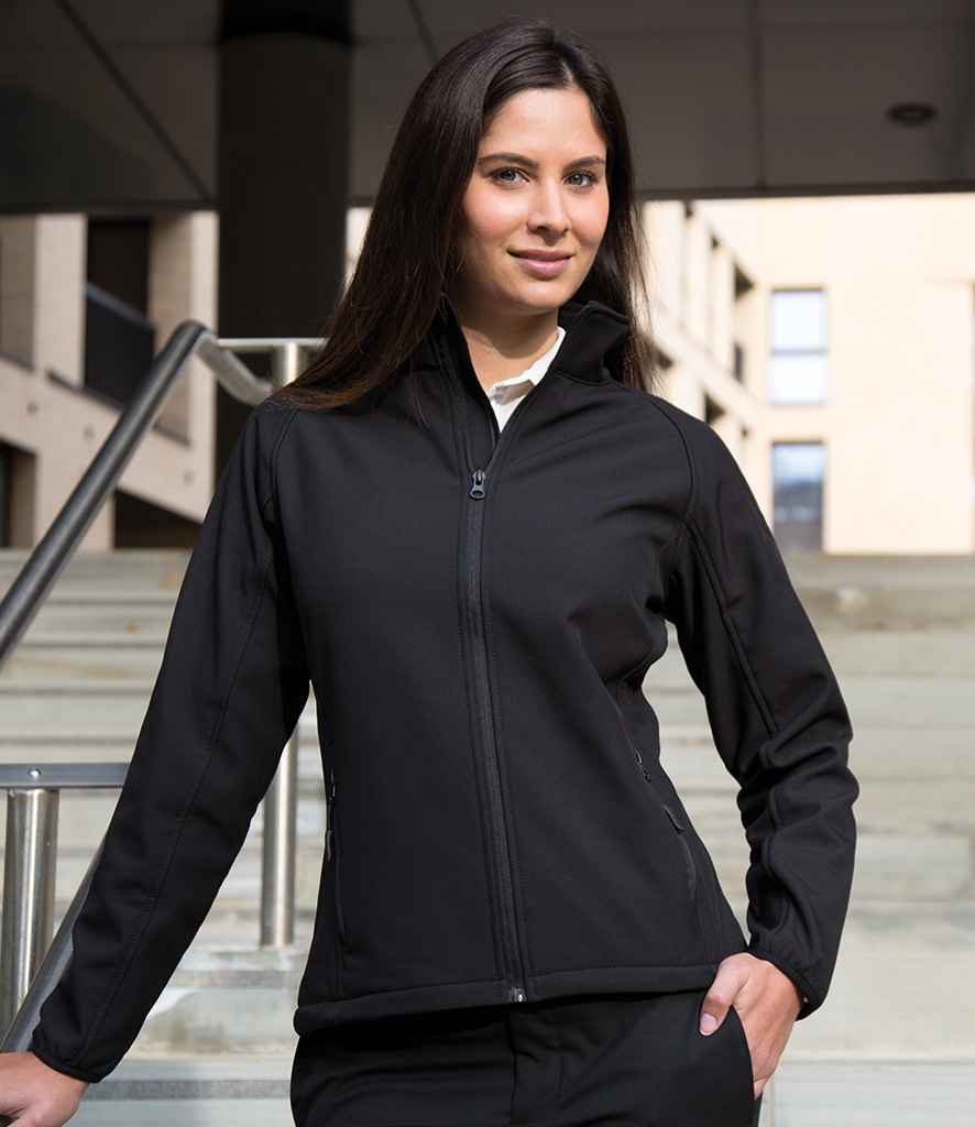 Result Core Gilet Softshell Donna – Giacca Senza Maniche Impermeabile, Nero, Taglia M, Con Cerniera E Tasche