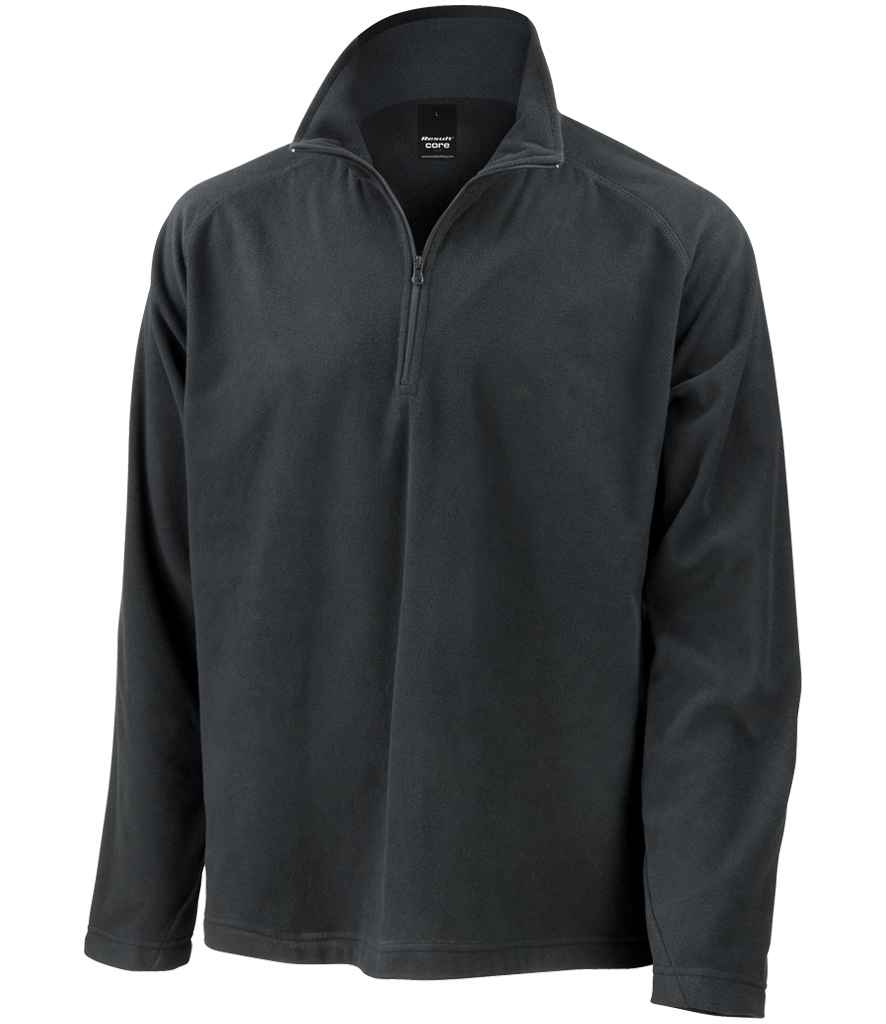 HAWKSPORTS Zip Neck Micro Fleece front view