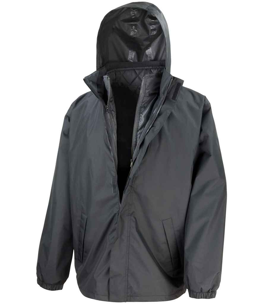 HAWKSPORTS 3-in-1 Jacket with Quilted Bodywarmer front view