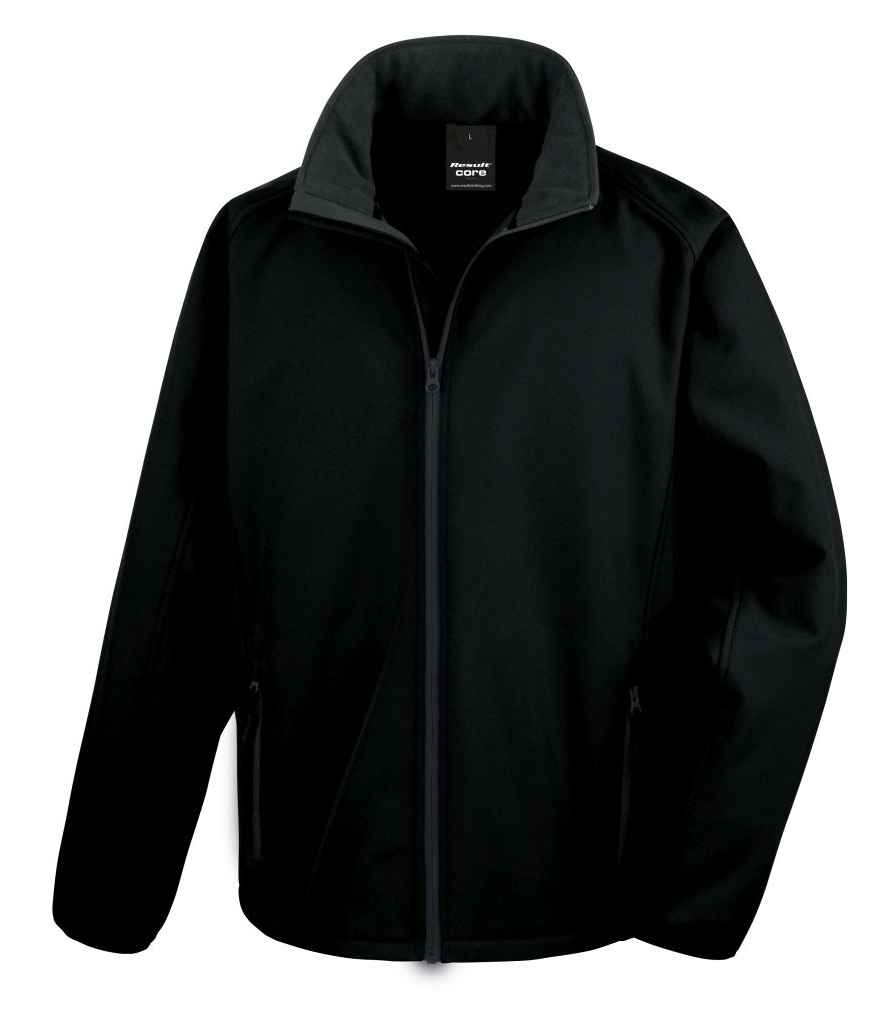 Printable Soft Shell Jacket front view
