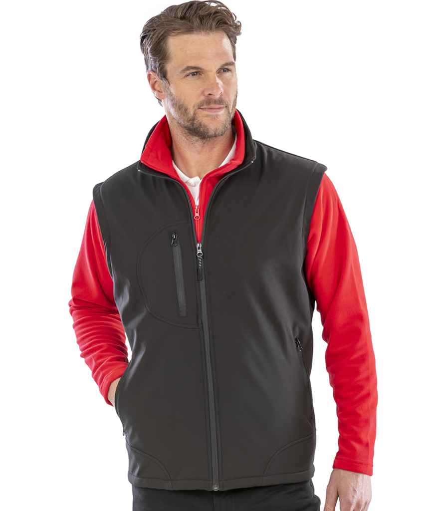 HAWKSPORTS Soft Shell Bodywarmer front view