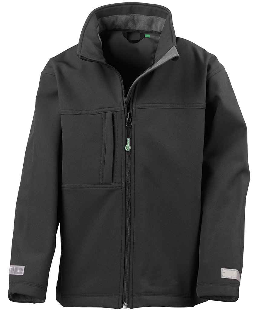 HAWKSPORTS Kids Classic Three Layer Soft Shell Jacket front view