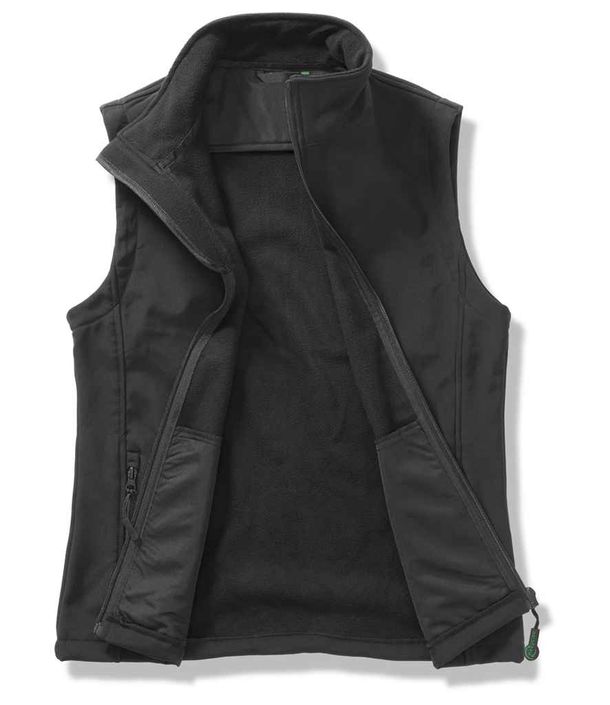 Ladies Printable Soft Shell Bodywarmer front view