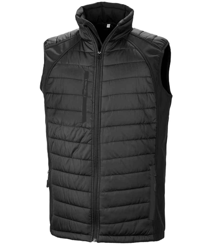 HAWKSPORTS Compass Padded Gilet front view