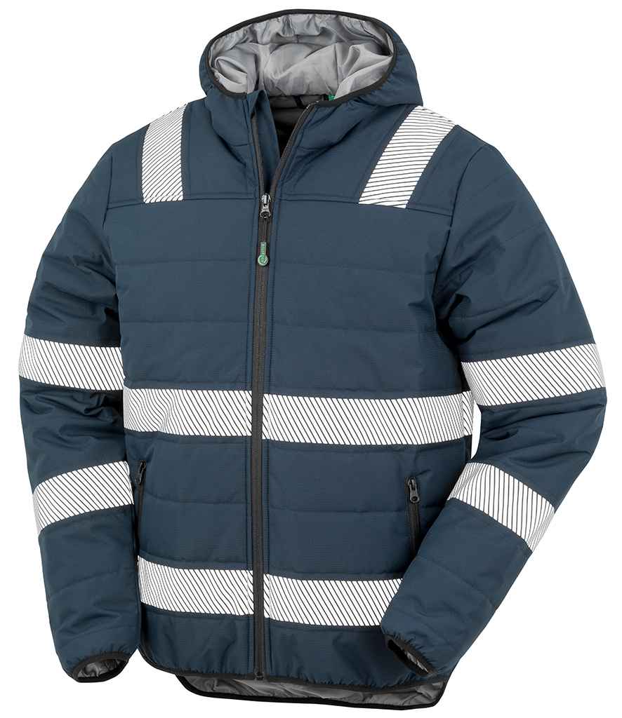 Result Recycled Ripstop Padded Safety Jacket front view