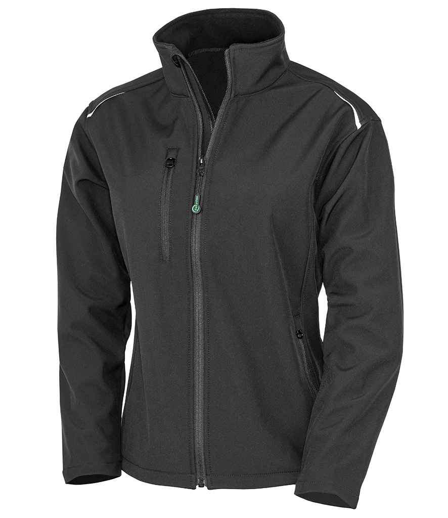 HAWKSPORTS Ladies Three Layer Printable Soft Shell Jacket front view