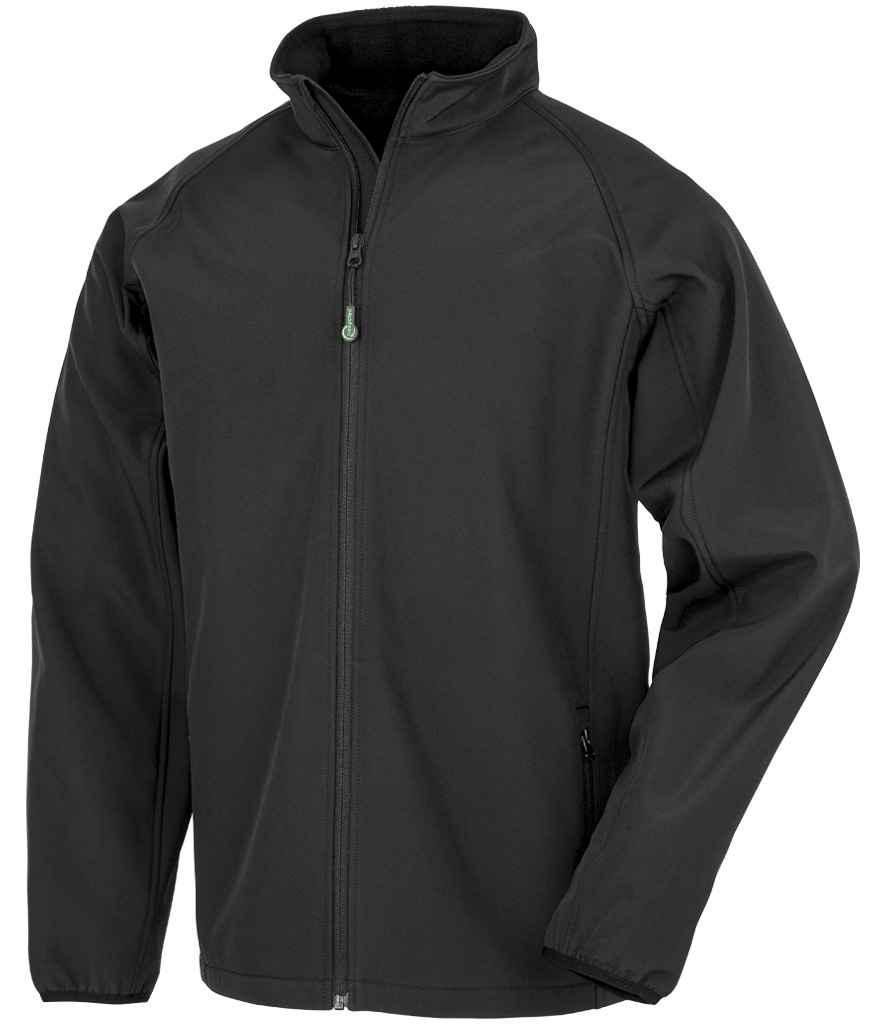 Kids Two Layer Printable Soft Shell Jacket front view