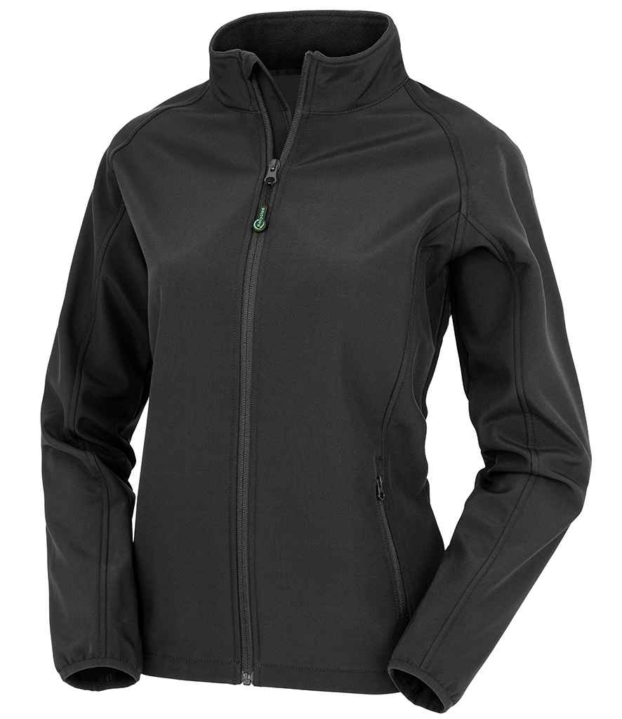 Ladies Printable Soft Shell Jacket front view