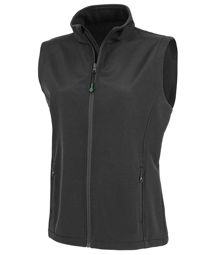 HAWKSPORTS Ladies Printable Soft Shell Bodywarmer front view