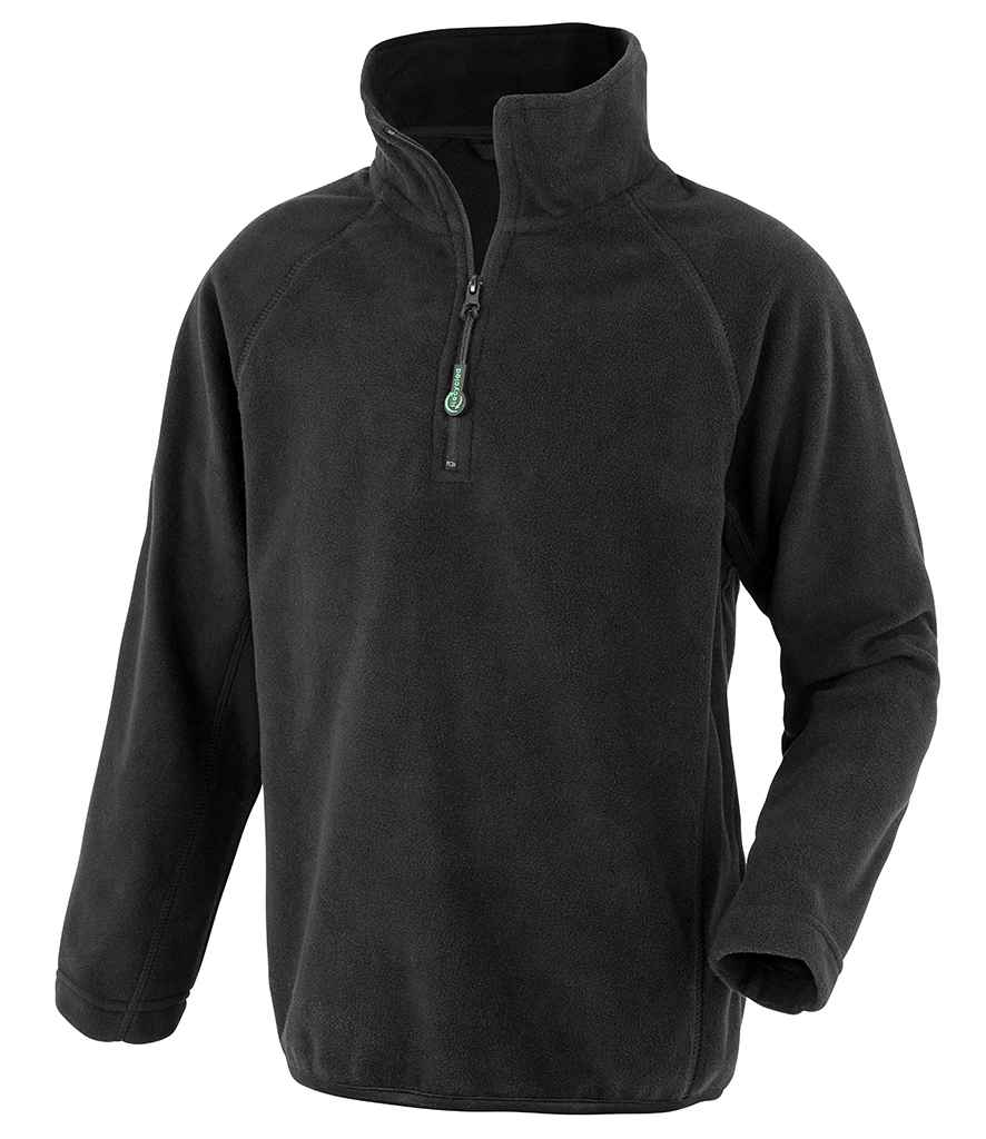 HAWKSPORTS Kids Zip Neck Micro Fleece front view