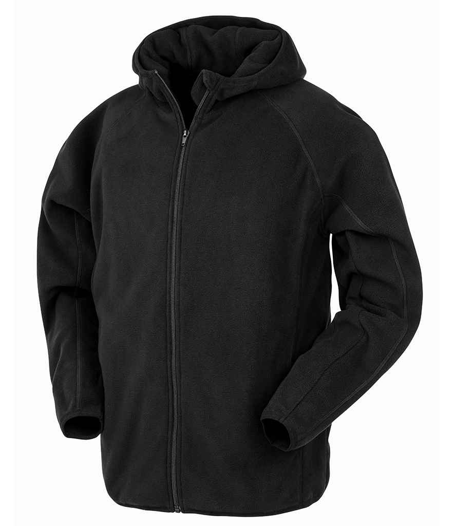HAWKSPORTS Hooded Micro Fleece Jacket front view