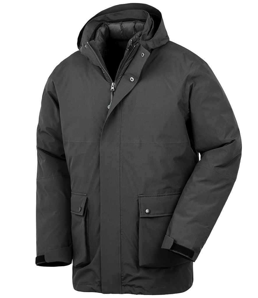 HAWKSPORTS 3-in-1 Padded Ripstop Jacket front view