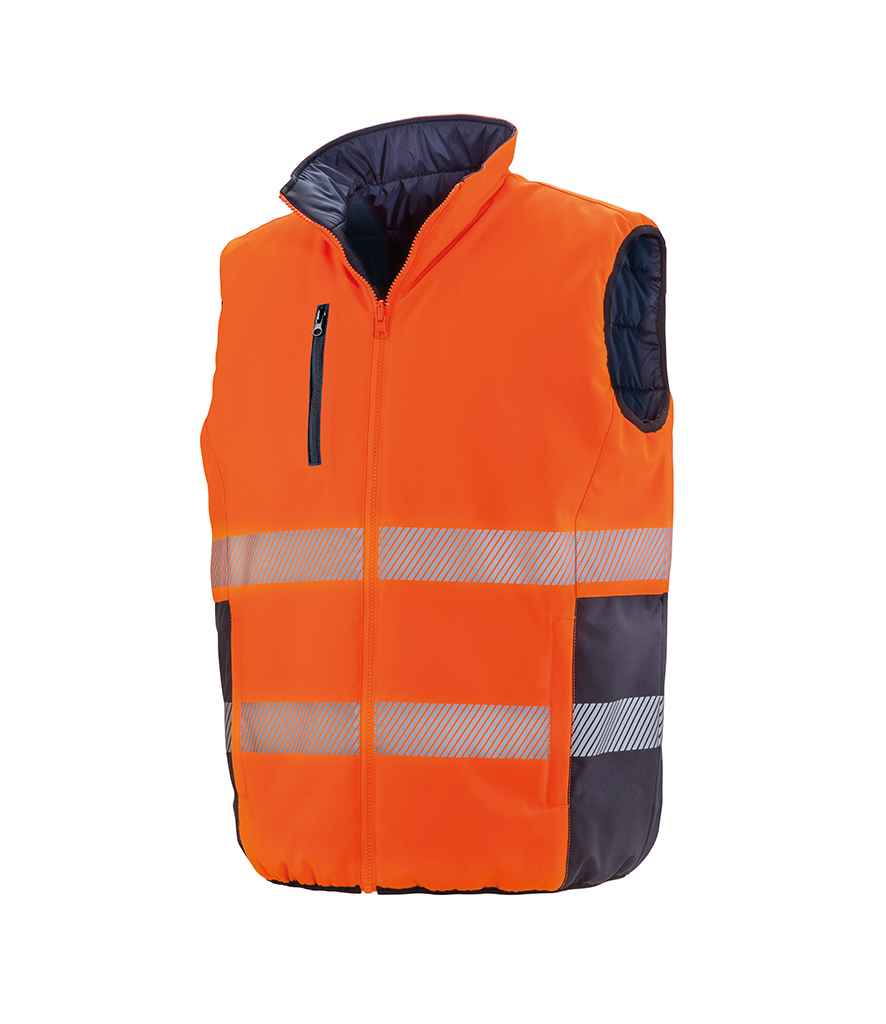 Result Safe-Guard Reversible Soft Padded Gilet front view