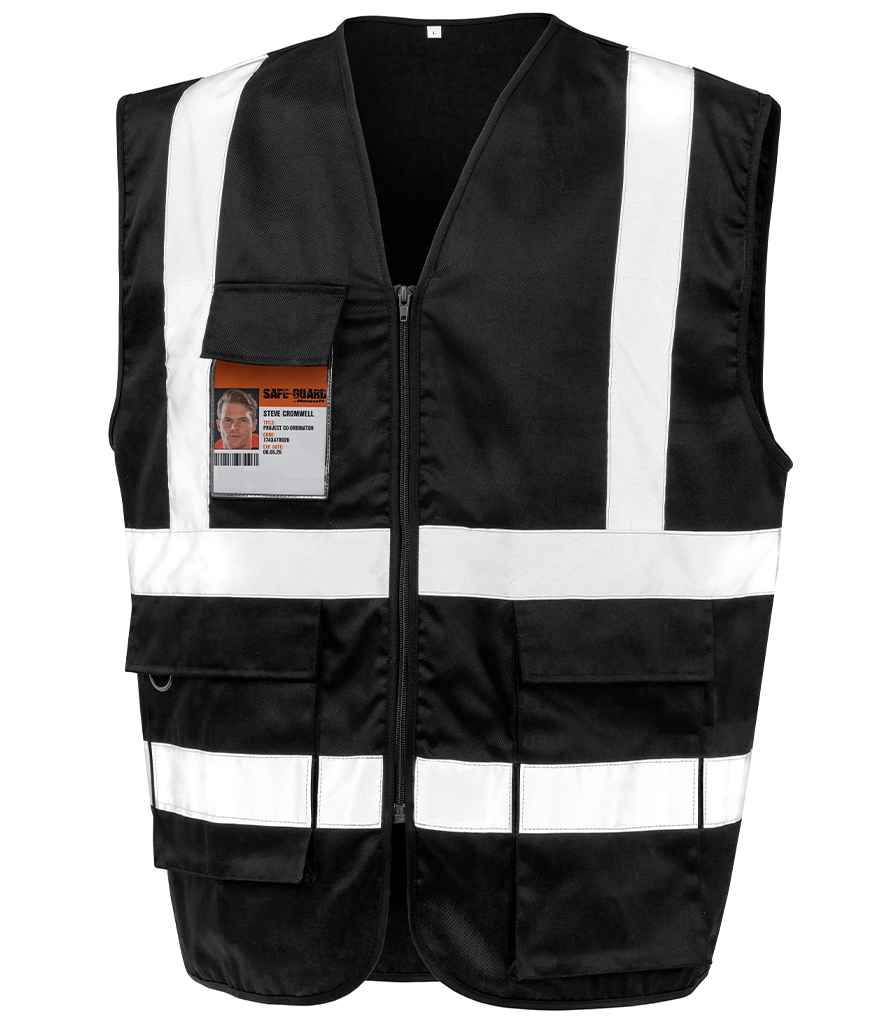 Result Safe-Guard Heavy Duty Poly/Cotton Security Vest front view