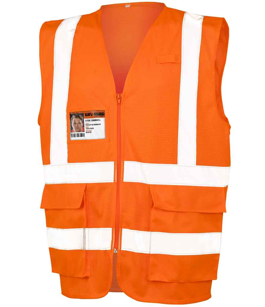 Result Safe-Guard Executive Cool Mesh Safety Vest front view
