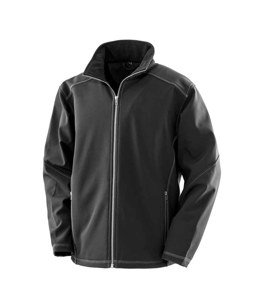 Treble Stitch Soft Shell Jacket front view