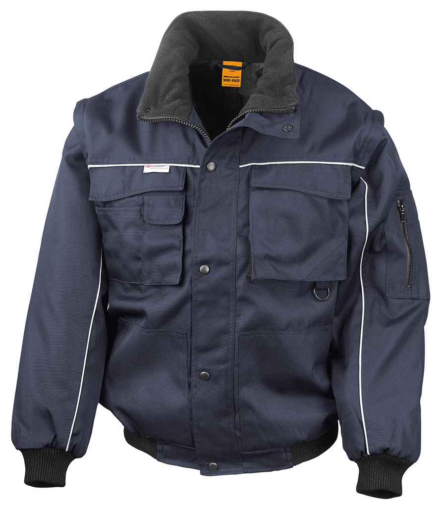 Zip Sleeve Heavy Duty Jacket front view