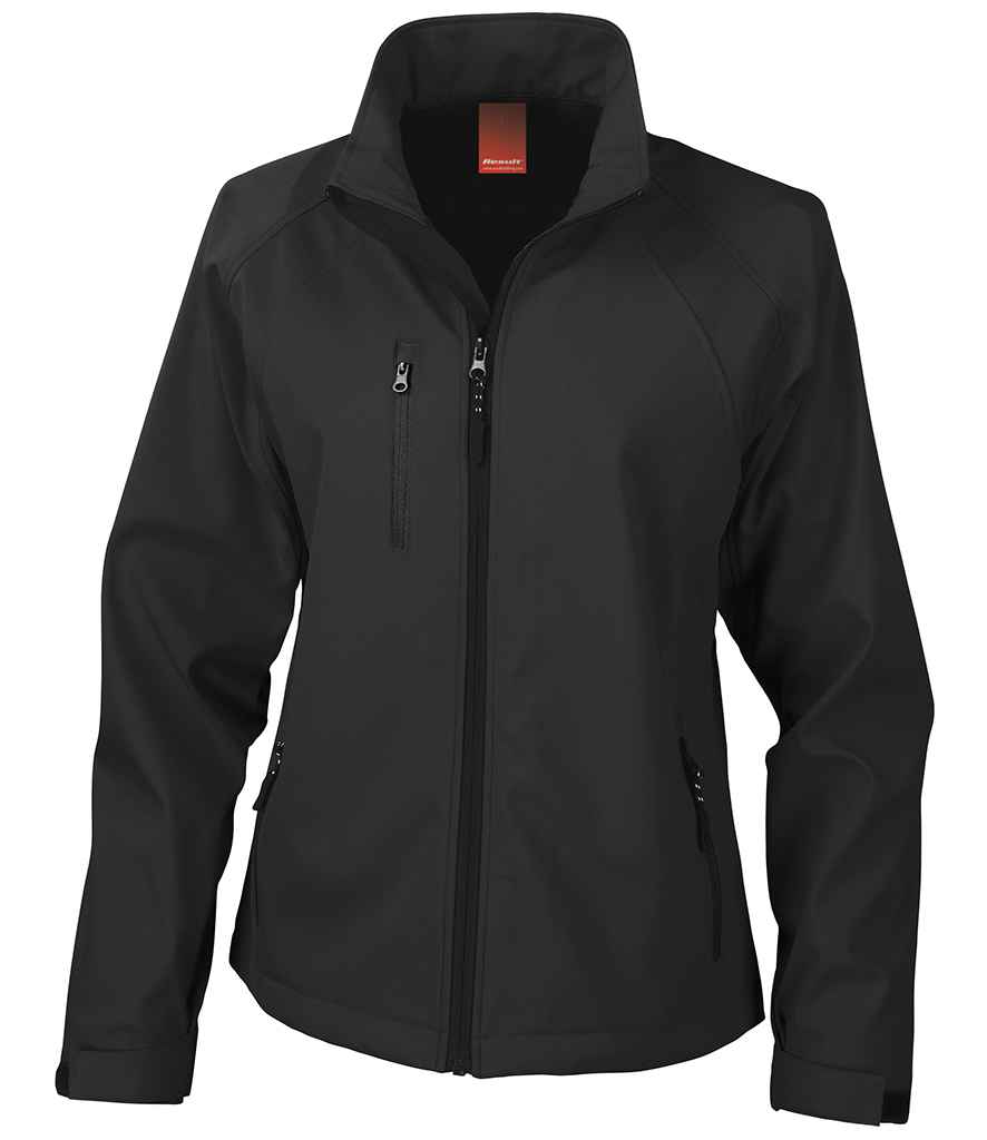 HAWKSPORTS Ladies Base Layer Soft Shell Jacket front view