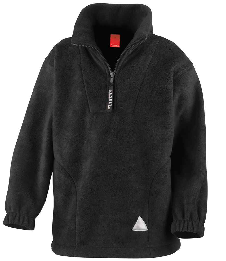 HAWKSPORTS Kids/Youths Zip Neck Polartherm™ Fleece front view