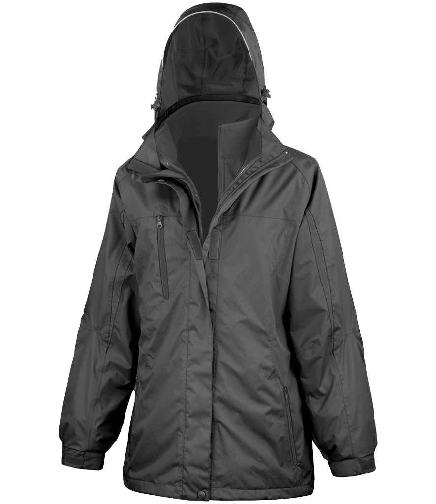 HAWKSPORTS Ladies Journey 3-in-1 Jacket with Soft Shell Inner front view